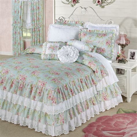 king ruffled bedspread|country ruffled bedspreads.